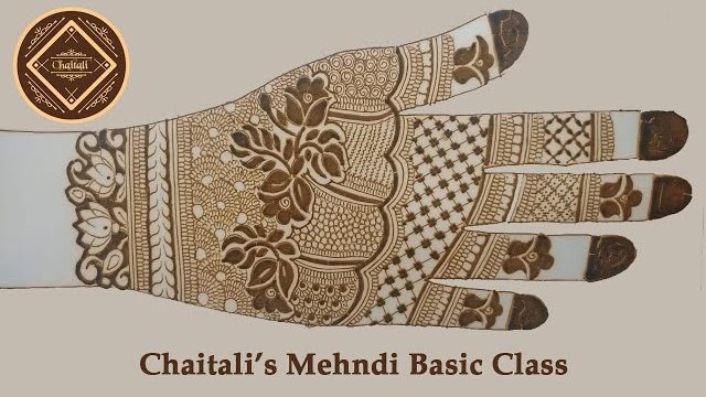 Beautiful Back Hand Jewellery Mehndi Design | Navratri Easy Simple Stylish Mehndi | Mehndi Class 19