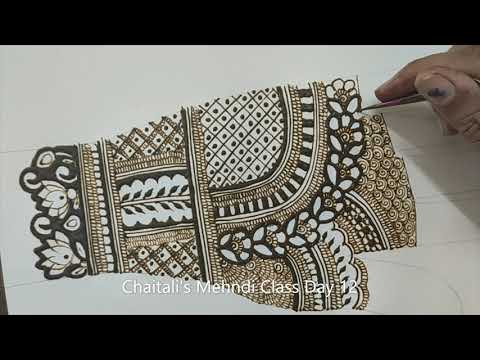 Full Hand Mehndi Designing, Basic Henna/Mehndi Course, Mehandi Designs, Mehendi Art,