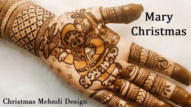 How to draw Santa Claus step by step | Special Christmas Mehndi Designs 2020 | Chaitali’s Mehndi