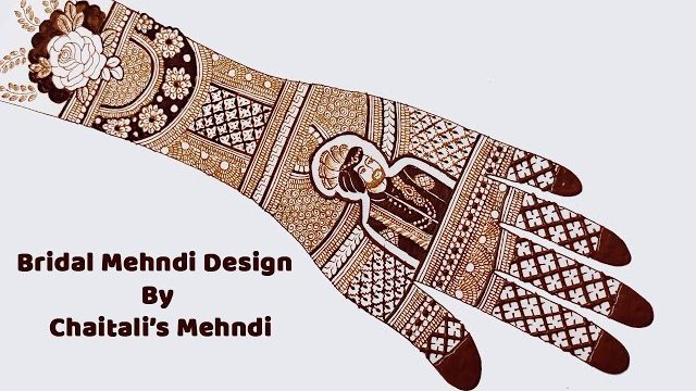 Bridal Mehndi Design Full Hand | Floral Bridal Mehendi Designs For Hand | Rose Flower Mehndi Designs