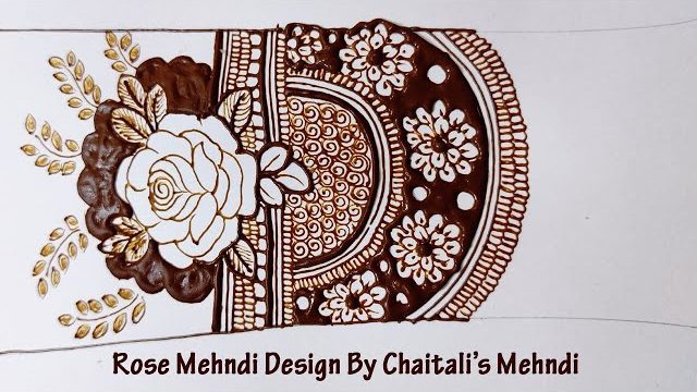 Floral Bridal Mehndi Design For Hand | Rose Flower Mehndi Design | New Latest Dulhan Mehndi Design