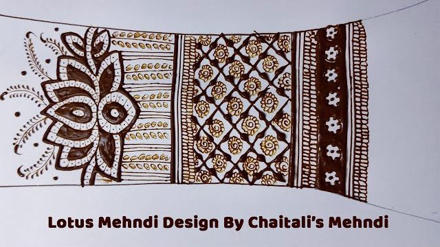 Lotus Mehndi Design For Full Hand | Bridal Mehndi Design | Dulhan Mehndi Design | Floral | Flower